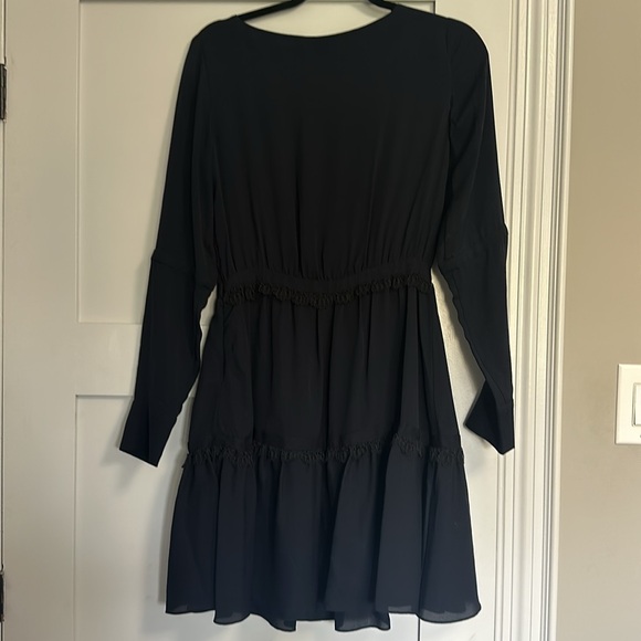Dark navy silk dress. Size 2 - Picture 4 of 4